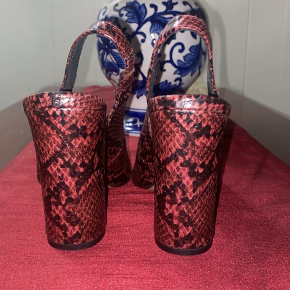 ASOS Snakeprint Slingback Heels - Picture 3 of 5